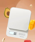 Digital Kitchen Scale With 11 Pound Capacity Dual LCD Display Tare Function And Precise Half Gram Resolution in kitchen setting