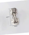 Four Inch Cabinet Door Hinge With Soft Close Damping For Wardrobe And Kitchen Cabinets Whisper Quiet No Slam Durable Hardware Easy Install