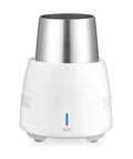 Portable Car Cup Beverage Cooler With Electric Adapter And 350ML Mug 24 Hour Semiconductor Fridge shown front view.