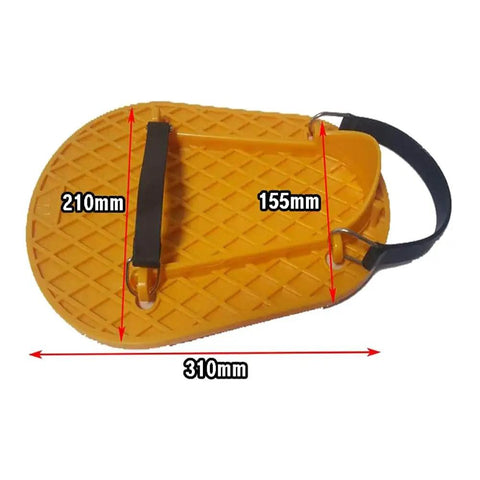 Concrete Plastering Cushion Sleeper Shoes For Work that Prevent Shoe Marks on Finished Floors, 11.8 inches, ABS material
