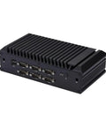 Bulletproof Fanless Mini PC With Slick Design And Badass Intel Core I7 10510U Processing Power featuring rear view with six serial ports