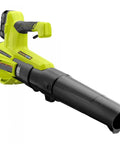 Badass 18 Volt Cordless Jet Fan Leaf Blower delivering 325 Cfm and 100 Mph airspeed with a sleek design and comfortable handle.
