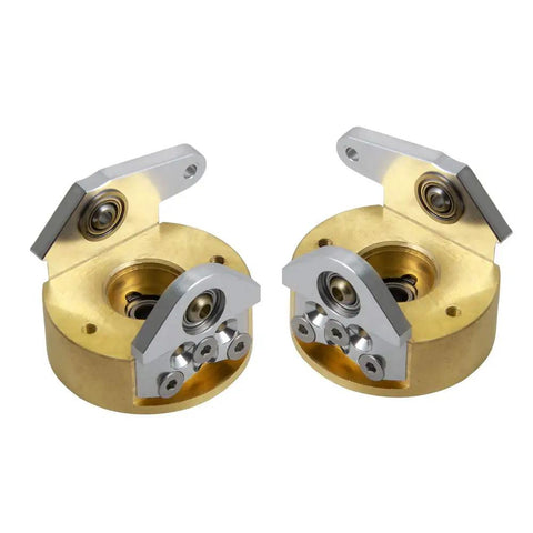 Brass Steering Knuckle Weights For One Tenth Scale RC Cars Fits Axial Wraith 90018 Crawler One Pair About 200g visible pairs