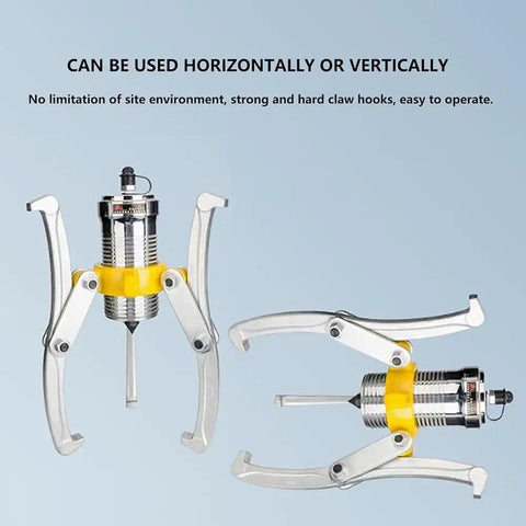 Beefy Multifunctional Hydraulic Puller With Vertical And Horizontal Gear Separator And Hand Pump 50T Capacity in two positions