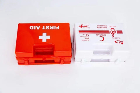 Heavy Duty Wall Mounted First Aid Kit Boss Grade for Worksites and Offices, All in One Portable Emergency Medical Box