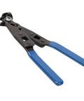 CV Boot Clamp Pliers DIY Ready With One Half Inch Torque Wrench For Ear Type Clamps Crimp And Remove On VW Audi BMW Mercedes Honda Mazda Vehicles Tool For No Fuss Quick Fix Today, black steel with blue handles