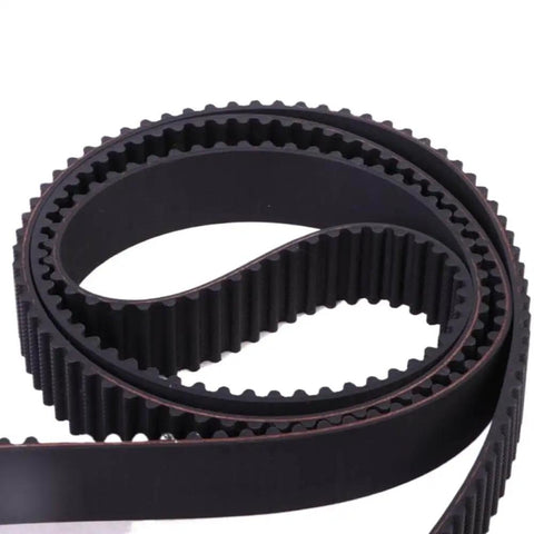 Killer Timing Belt Kit For 2002 To 2006 Hyundai Santa Fe With 3.5L G6Cu Engines Needing Help With Part Numbers 2431239800 2481039810 2445035530 2441039001 To Save Cash And Keep Your Ride Rolling Strong All Year Long Without Problems Ever. black timing belt close-up