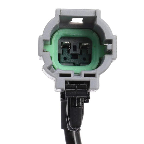Close-up view of connector for Front Wheel Bearing And Hub Assembly With Wheel Speed Sensor For 2005 To 2015 Frontier, Pathfinder And Xterra 6 Lug 4x4 Trucks Pre Greased And Sealed For Plug And Play Fit, Rigid QA Tested, ISO Certified Quality.