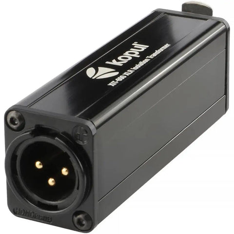 XLR Passive Isolation Transformer For Studio Home And Stage Use Eliminates Ground Loop Hum And Noise With Balanced Unbalanced Input Output