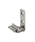 304 stainless steel positionable torque-damping hinge, side view, right-hand, 2.5 N-m, single unit