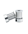 Rock Solid Htd 5M 10 Tooth Timing Pulley With Heavy Duty Keyway For Cnc Transmission Drives Smooth Operation That Cuts Down On Wear Straight Up Reliable Five Pack, silver metal design.