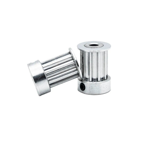 Rock Solid Htd 5M 10 Tooth Timing Pulley With Heavy Duty Keyway For Cnc Transmission Drives Smooth Operation That Cuts Down On Wear Straight Up Reliable Five Pack, silver metal design.