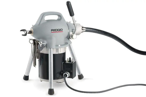 Pro Grade Sectional Drain Cleaning Machine With A Ready To Go Cable Kit For Three Quarter To Four Inch Lines Up To One Hundred Feet