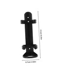Rugged Fire Extinguisher Holder Mount for Cars Boats and Vehicles Easy Install Wall Bracket front view with dimensions