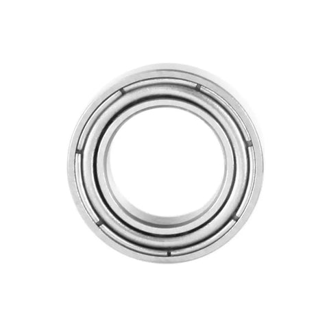 MR106ZZ 6mm By 10mm By 3mm Double Shielded Miniature Deep Groove Ball Bearing chrome steel GCr15, front view
