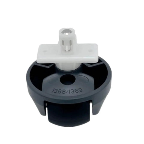 Roborock Q7 Max omni wheel replacement front caster for 360° maneuverability in tight spaces, easy snap-on installation.