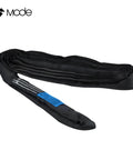 Mode black heavy-duty polyester lifting sling, 6.56 ft x 1.96 in, 4409 lb capacity, 1-pack