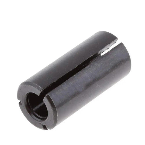 Half Inch To Quarter Inch Router Collet Set Pack Of 2 Pro Grade Carbide Chuck Adapters for Woodworking and Engraving Machines close-up