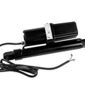 Heavy Duty DC 12V Hydraulic Power Unit With 10 Inch Stroke For Electric Linear Actuators built tough with black casing and wiring.