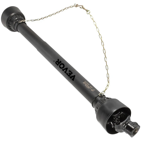 Heavy Duty PTO Shaft For Tractors featuring 1-3/8 Inch 6 Spline, carburized steel, adjustable length for farm equipment.