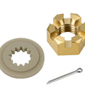 All In One Marine Prop Nut Kit With Spacer And Cotter Pin For Outboard Motors 40 140 HP Replaces GLM 22350 Evinrude Johnson 175267