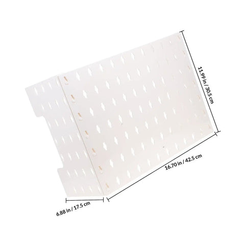 Wall Mounted Pegboard Organizer For Garage And Workshop No Drill Easy Install White Pegboard For Tools And Tool Organization
