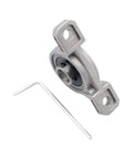 10 Pieces 8 mm Bore Pillow Block Bearings Rail Mounted Self Aligning Zinc Alloy 55 By 29 By 13 mm Block With Allen Key