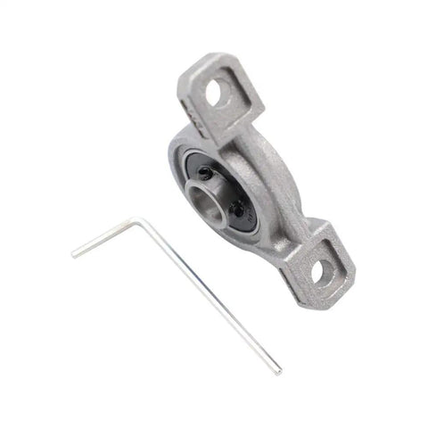 10 Pieces 8 mm Bore Pillow Block Bearings Rail Mounted Self Aligning Zinc Alloy 55 By 29 By 13 mm Block With Allen Key