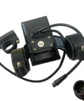 Electric Bike LCD Display Panel for Ebike Conversion Kit 36V Waterproof 6 Pin USB Speed Meter shown with connectors