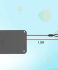 Automatic Door Closer With Steel Arm And Dual Damping For Tough Built Internal Doors, shown with 1.5m steel cable.