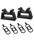 Easy Mount Bike Handlebar Stand And Clamp Bracket For 29 To 34 Mm Grips, set of two stands and clamps, anti-slip design