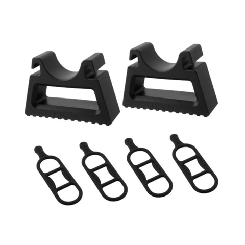 Easy Mount Bike Handlebar Stand And Clamp Bracket For 29 To 34 Mm Grips, set of two stands and clamps, anti-slip design