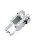 Cylinder Joint Accessory For Pneumatic Cylinders Y Knuckle Female Mount M3 To M15 Threaded F M18X150Y And M18X1 50 Clevis Piston Rod Mounting Knuckle, metal