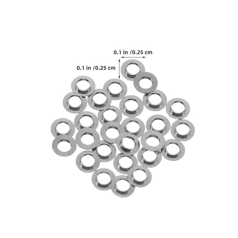 Stainless Steel Flat Washers For Rimless Glasses 100 Pcs Eyeglass Repair Kit For A Pro Grade Secure Sturdy Fit DIY Fixes Sunglasses And Glasses Great For Daily Wear And Office Style, 0.1 in washers