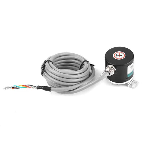 Tough As Nails Rotary Encoder With Hollow Shaft And Three Phase Output 5V And 24V Power Ready High Precision Industrial Sensor IP54