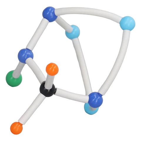 Molecular Model Kit For Chem Class, Dope 3D Colorful Models Of Tiny Molecules For Students And Teachers, showing color-coded atoms