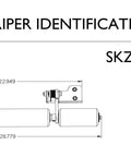 Technical diagram of Pro Grade Lawn Stripe Kit For Radius Zero Turn Mowers With Heavy Duty Roller Type Grass Striping Rear Mount Design Includes Hardware Universal Fit To Create Dramatic Light And Dark Lawn Stripes.