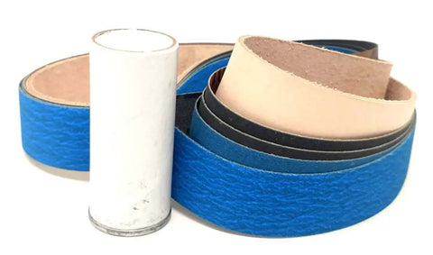 Assorted 1X30 Inch Belt Kit With Super Strop Leather Honing Belt For Belt Sanders Includes Buffing Compound For Razor Sharp Edges And Mirror Polish On Knives And Tools