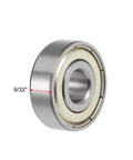 Deep Groove Ball Bearing Five Pack Five Sixteenths By Seven Eighths By Nine Thirty Seconds Inch Double Shielded Chrome Steel GCr15 ABEC One