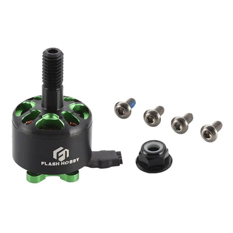 A1408 3650KV Dope Brushless FPV Motor For Micro Quad Racing Drones 4 Pack Lightweight 15.9g Each With 18.3 By 17.2 mm Shaft 2.0 mm M5 Mount