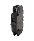 Side view of an AC Miniature Circuit Breaker 15 Amp 120V 240V 1 Pole DIN Rail Mount 35mm UL489 Listed HCB1U60 MCB.
