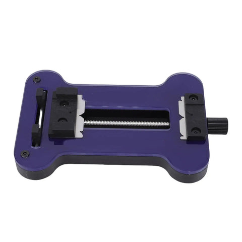 Heavy Duty PCB Clamp Tool For Precise Electronics Repair With A 0 To 70mm Clamp Width And Insulated Tempered Glass Panel, close-up