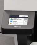Kick Butt Heavy Duty Monochrome Laser All In One Printer With Automatic Duplex Print Scan Copy High Speed Office Workhorse Plug And Play Bundle Includes Usb And Hdmi Cables control panel displaying cloud service options