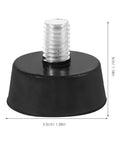Heavy Duty Adjustable Rubber Feet With Grippy Anti Slip Leveling Pads For Furniture And Chairs M10 4 Pack Delivers Rock Solid Stability And Shock Absorption For Wood Floors.