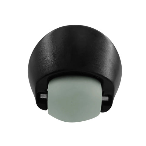 Omni wheel for Lefant-compatible robot vacuums, close-up of black housing and gray wheel