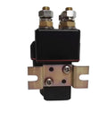 Heavy Duty Double Pole Single Throw Solenoid Contactor Relay For Excavator And Forklift Parts with mounting bracket and connections.