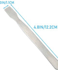 Six Piece Open Hole Flat Head Crowbar Pry Bars Set For Tablet And Phone Repair Gear 12.2x1.1 cm stainless steel tool with dimensions