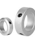 Premium Aluminum Split Shaft Collar Adjustable Inner Diameter 6 To 30 Mm For Precision Industrial Spacing Works On Softer Shafts Using Single Split Clamp As Mechanical Stop And Spacer For Heavy Duty Projects Where You Keep It Straight And Tight All Day.