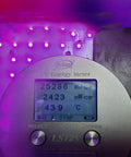 Heavy Duty UV Curing Lamp For Flatbed 3D Printers Tackling Resin Ink And Paint Jobs Using Cold Light Rig with UV energy meter display.