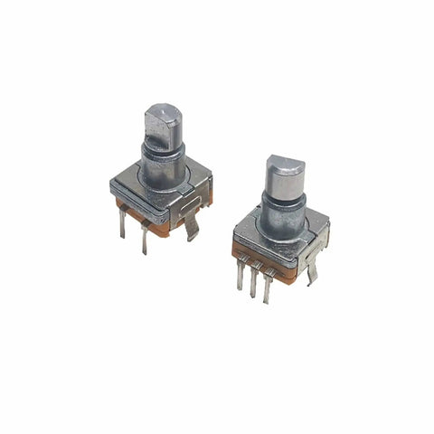 EC11 Encoder Rotary Switch Pack Of 5 With Push Button Self Reset 11mm Shaft 5 Pin DIP Left Or Right Turn Encoder Switch Kit
